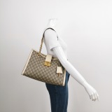 Gucci Padlock Chain Tote GG Coated Canvas with Leather Medium — thumbnail 2