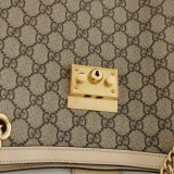Gucci Padlock Chain Tote GG Coated Canvas with Leather Medium — thumbnail 8