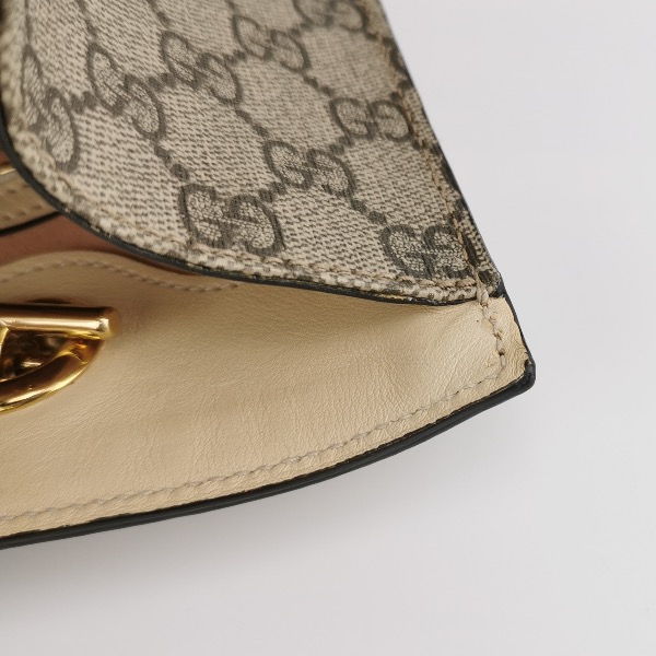 Gucci Padlock Chain Tote GG Coated Canvas with Leather Medium — photo 10 of 12