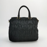Prada Gaufre Convertible Tote Leather and Tessuto Large — thumbnail 5
