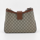 Gucci Padlock Chain Shoulder Bag GG Coated Canvas with Leather Medium — thumbnail 3