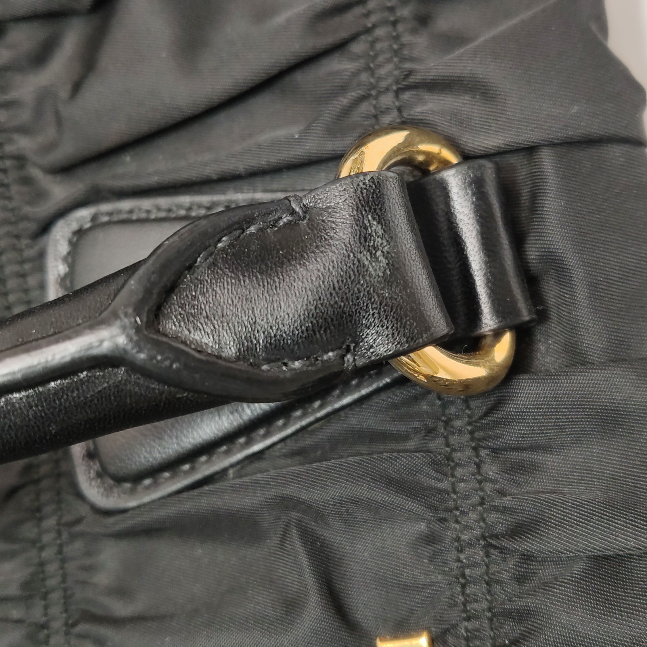 Prada Gaufre Convertible Tote Leather and Tessuto Large — photo 19 of 25