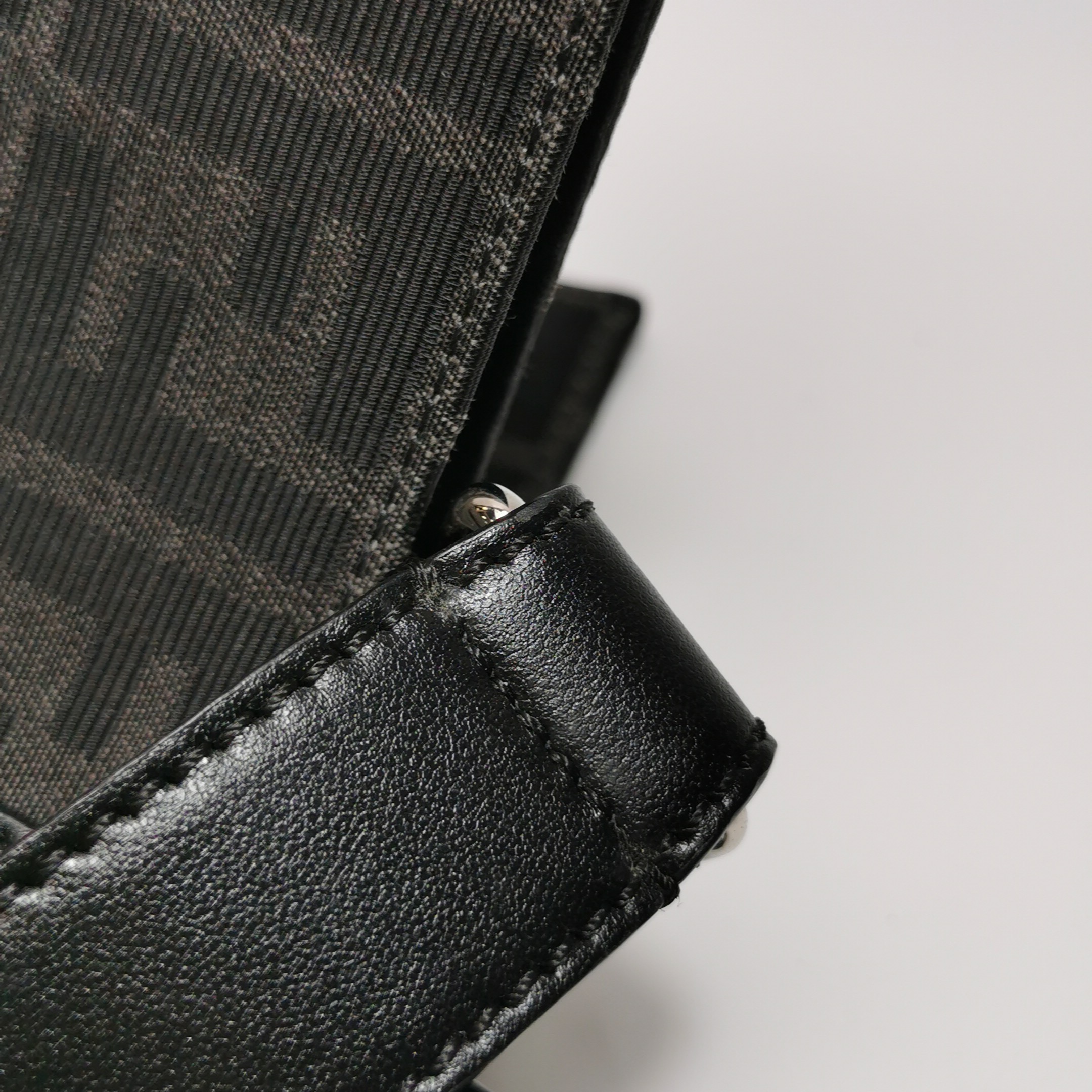 Fendi Convertible Open Tote Zucca Jacquard Fabric and Leather Large — photo 12 of 22