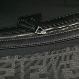 Fendi Convertible Open Tote Zucca Jacquard Fabric and Leather Large — thumbnail 10