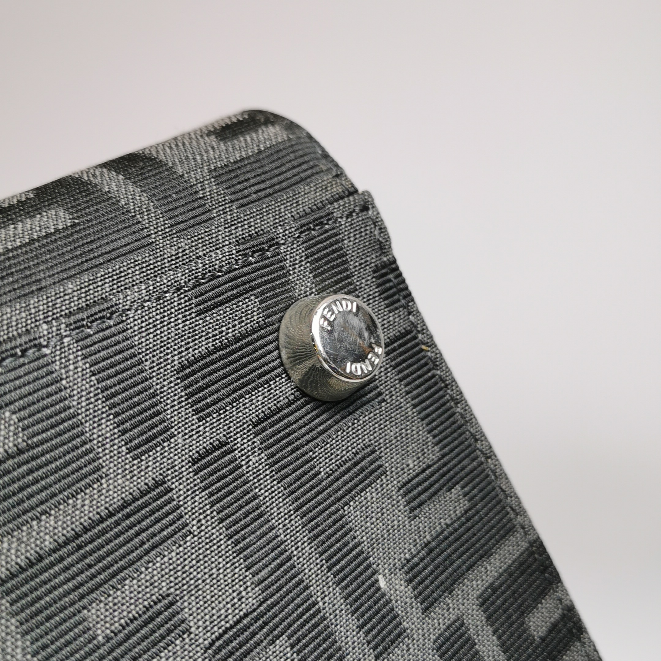 Fendi Convertible Open Tote Zucca Jacquard Fabric and Leather Large — photo 11 of 22