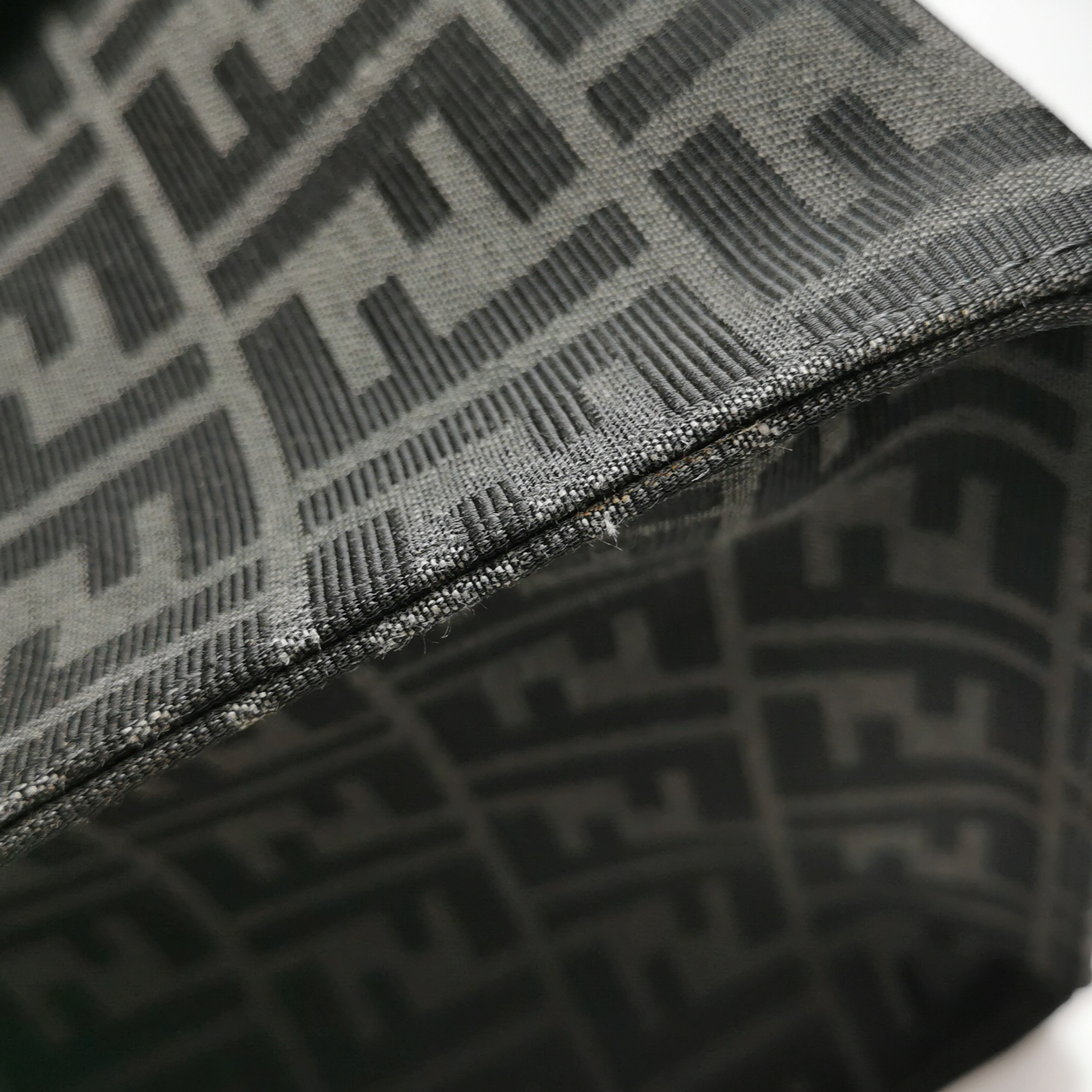 Fendi Convertible Open Tote Zucca Jacquard Fabric and Leather Large — photo 14 of 22