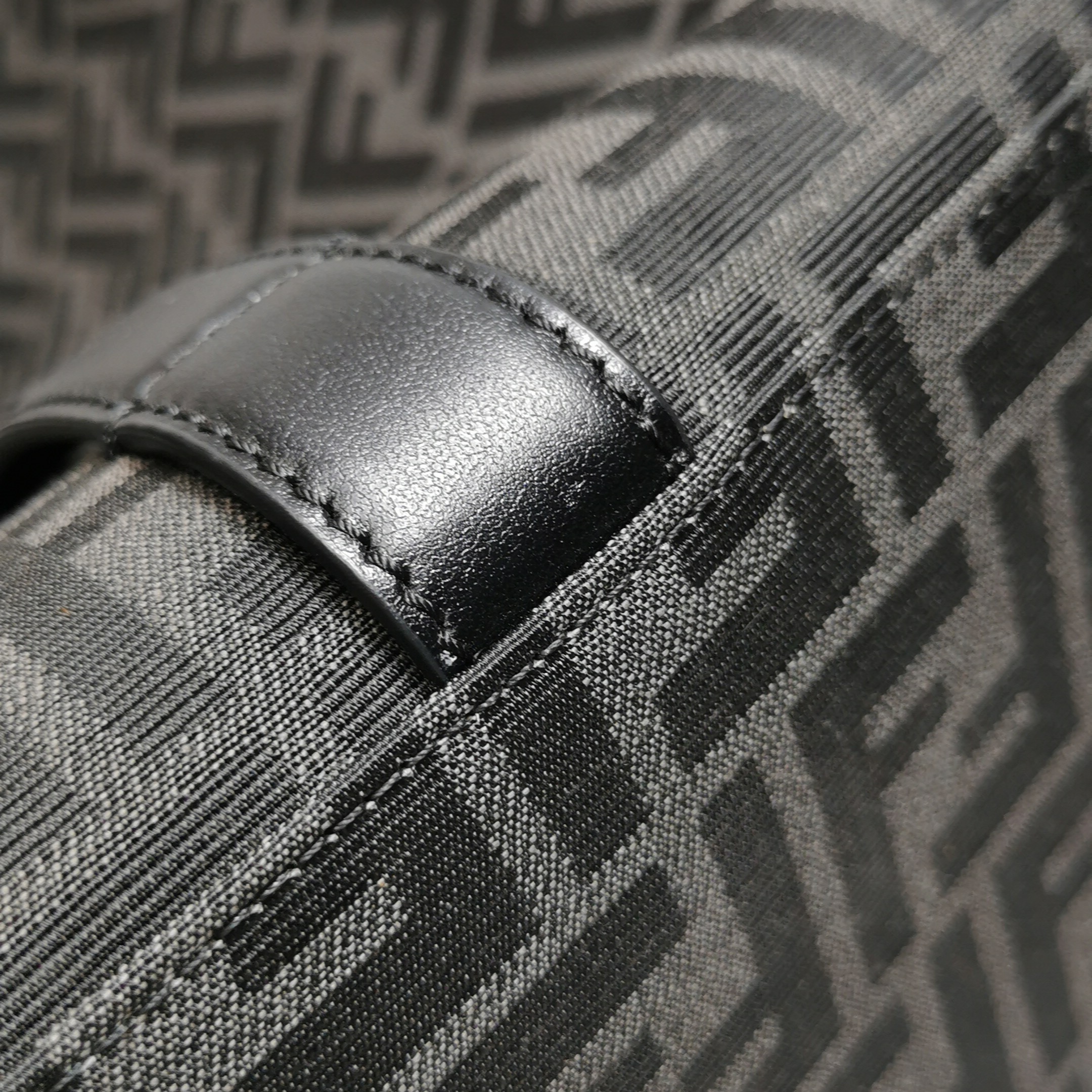 Fendi Convertible Open Tote Zucca Jacquard Fabric and Leather Large — photo 15 of 22