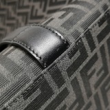 Fendi Convertible Open Tote Zucca Jacquard Fabric and Leather Large — thumbnail 15