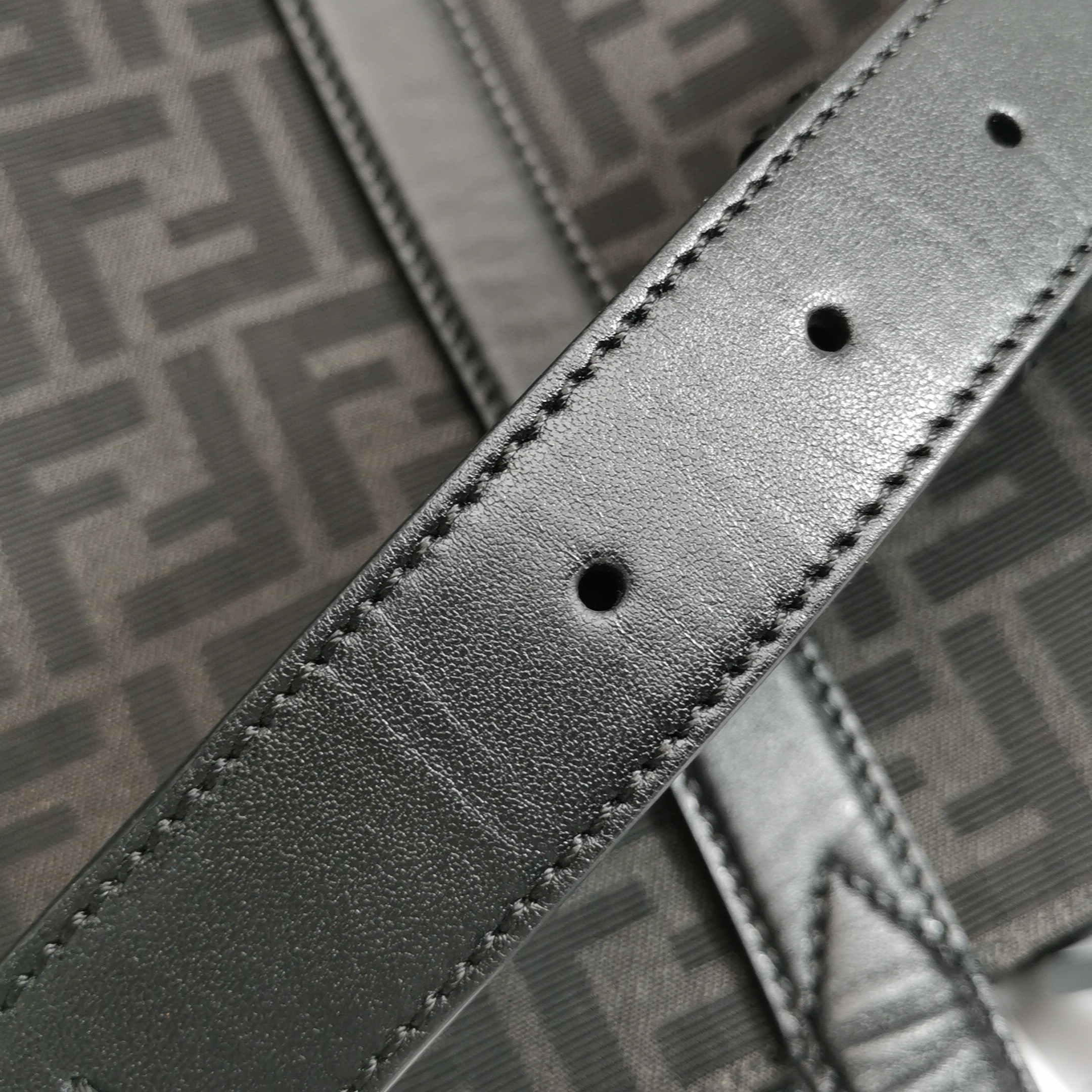 Fendi Convertible Open Tote Zucca Jacquard Fabric and Leather Large — photo 16 of 22