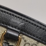 Gucci Padlock Chain Shoulder Bag GG Coated Canvas with Leather Medium — thumbnail 10