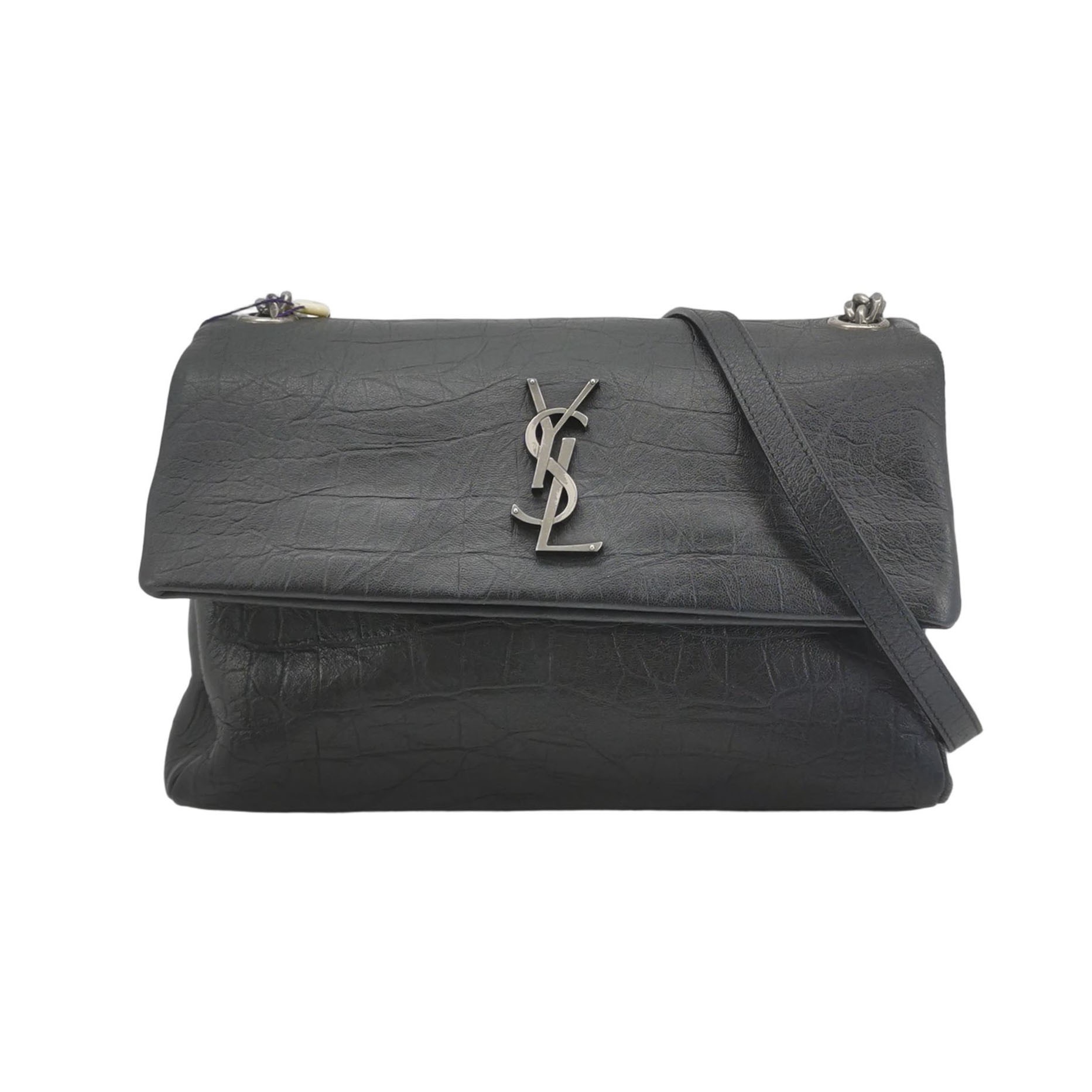 Saint Laurent West Hollywood Shoulder Bag Crocodile Embossed Leather Medium — photo 1 of 23