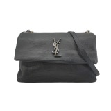 Saint Laurent West Hollywood Shoulder Bag Crocodile Embossed Leather Medium — thumbnail 1