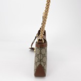 Gucci Padlock Chain Shoulder Bag GG Coated Canvas and Leather Small — thumbnail 5
