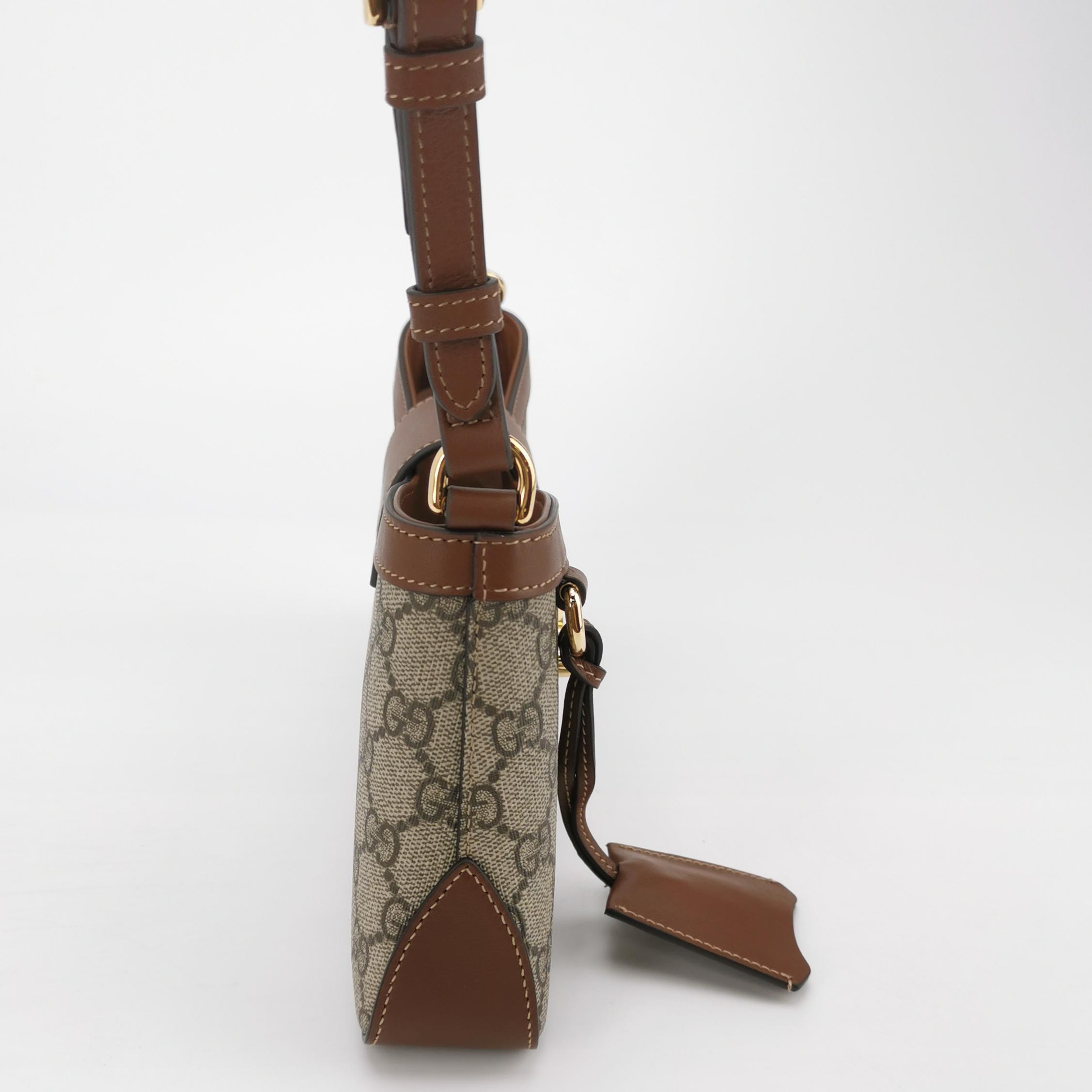 Gucci Padlock Chain Shoulder Bag GG Coated Canvas and Leather Small — photo 4 of 14
