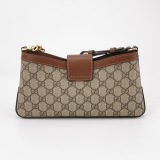 Gucci Padlock Chain Shoulder Bag GG Coated Canvas and Leather Small — thumbnail 3