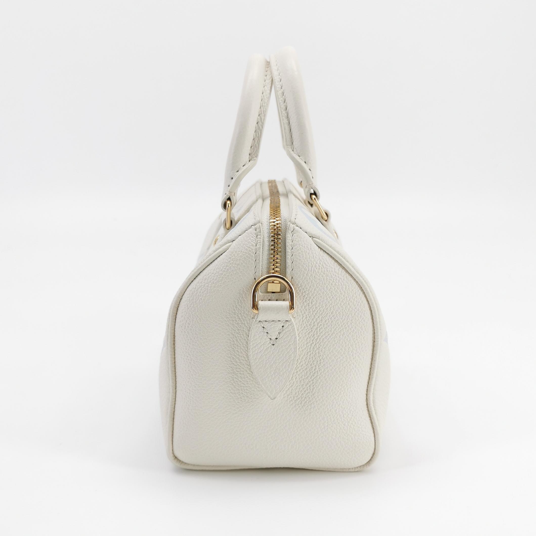 Louis Vuitton(LV) Speedy Bandouliere Bag Bicolor Monogram Empreinte Giant 20 — photo 3 of 17