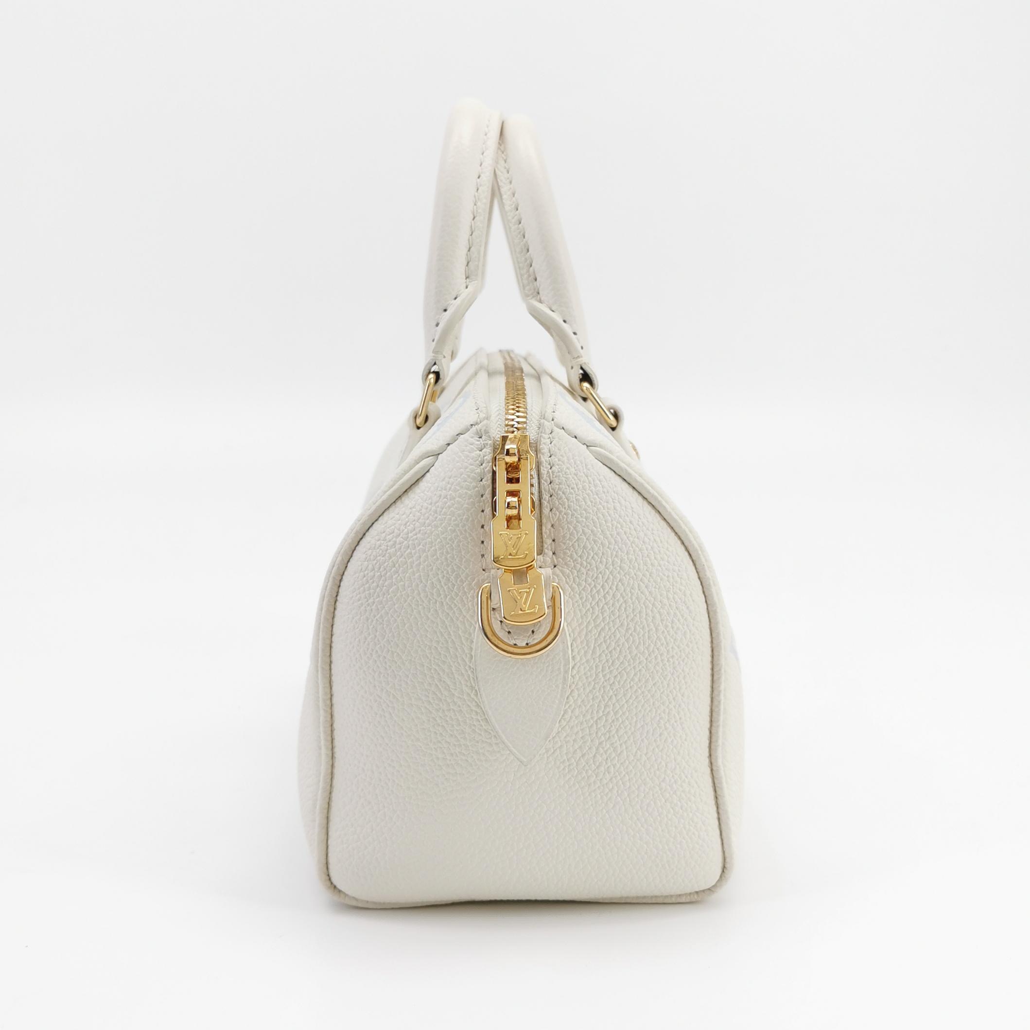 Louis Vuitton(LV) Speedy Bandouliere Bag Bicolor Monogram Empreinte Giant 20 — photo 4 of 17