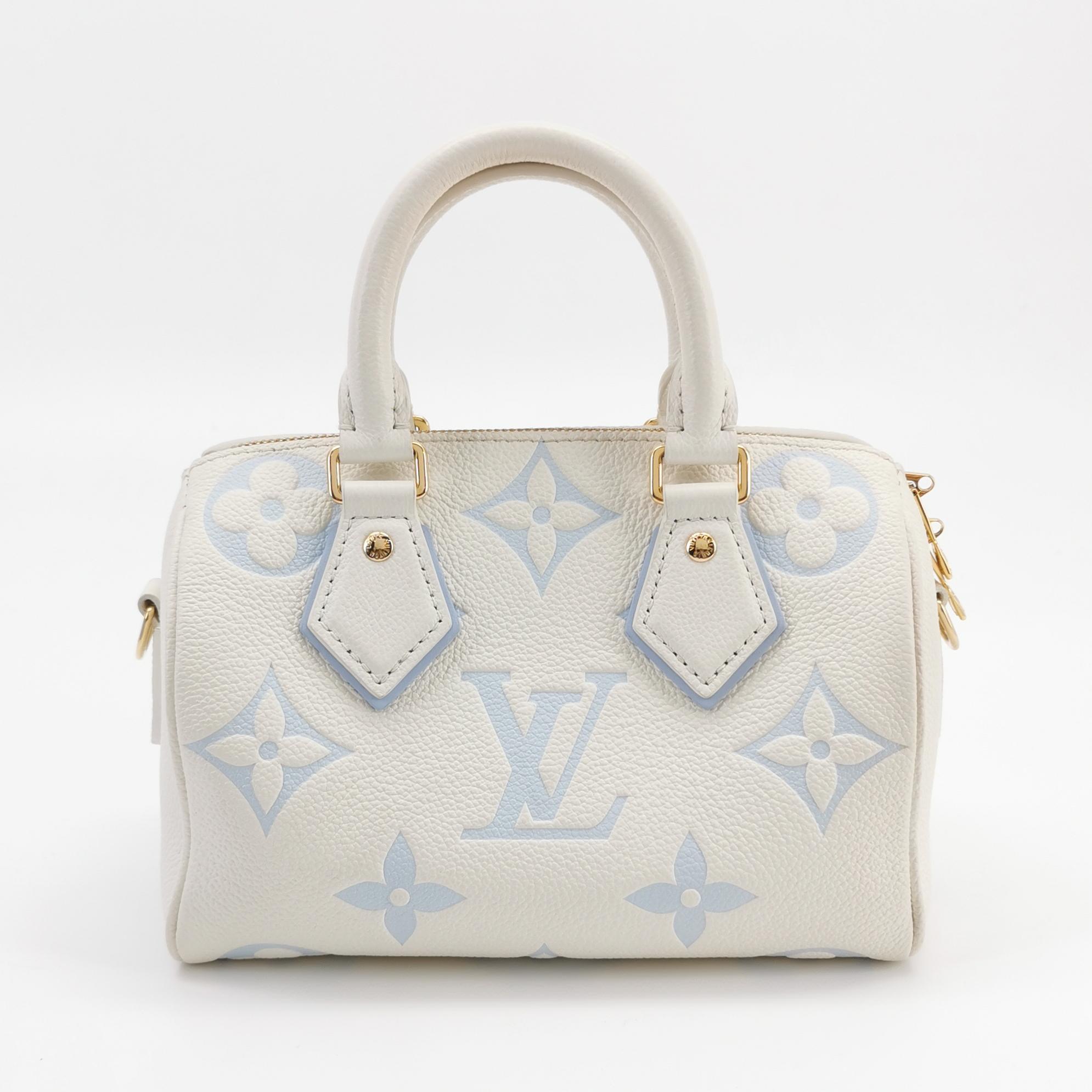 Louis Vuitton(LV) Speedy Bandouliere Bag Bicolor Monogram Empreinte Giant 20 — photo 5 of 17