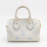 Louis Vuitton(LV) Speedy Bandouliere Bag Bicolor Monogram Empreinte Giant 20 — thumbnail 5