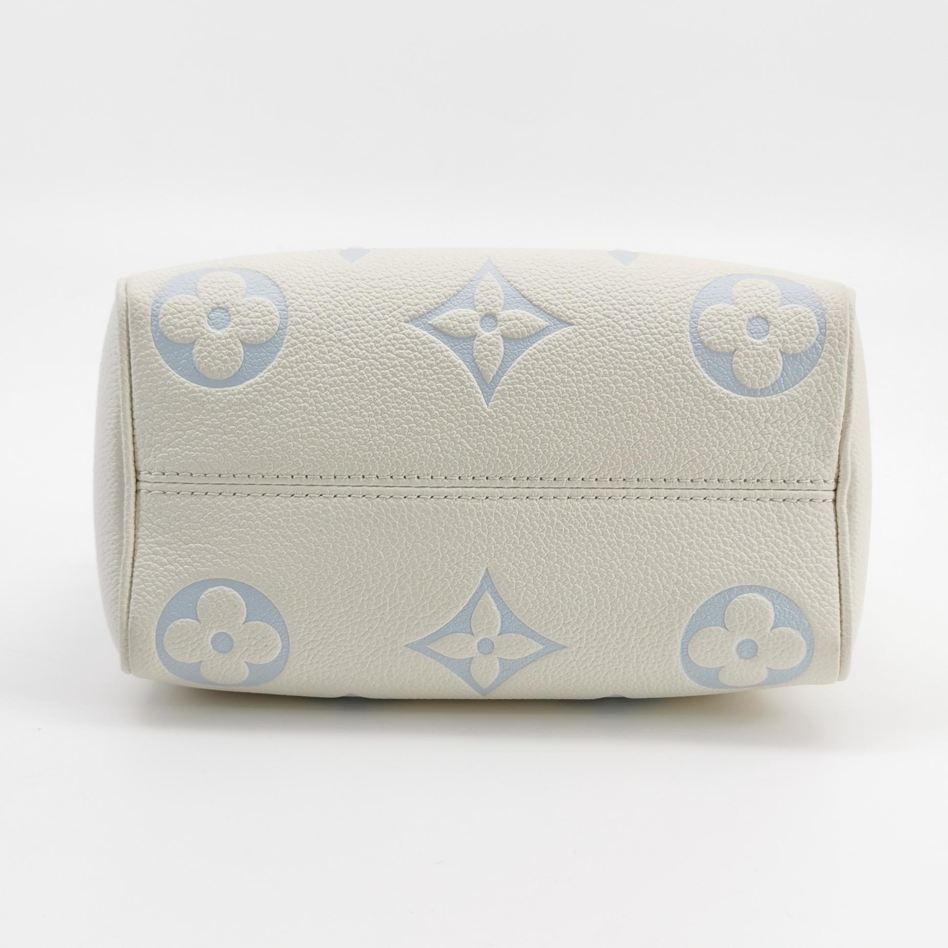 Louis Vuitton(LV) Speedy Bandouliere Bag Bicolor Monogram Empreinte Giant 20 — photo 6 of 17