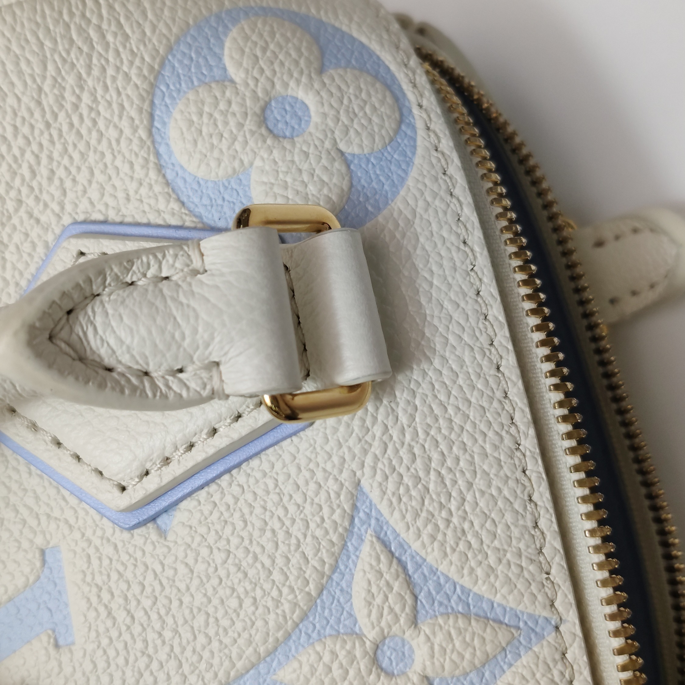 Louis Vuitton(LV) Speedy Bandouliere Bag Bicolor Monogram Empreinte Giant 20 — photo 15 of 17