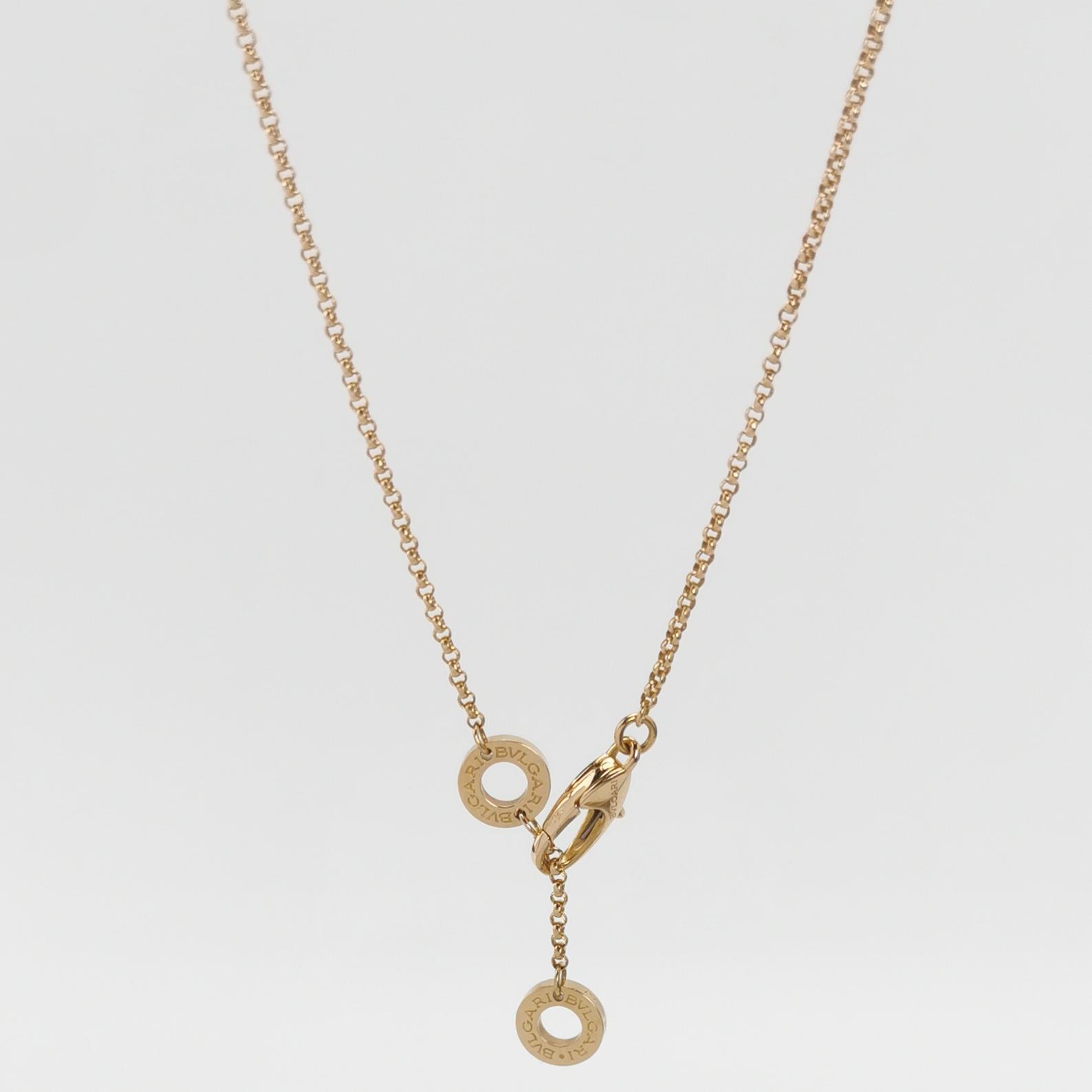  Bvlgari Pendant Necklace 18K Rose Gold with Mother of Pearl — photo 5 of 6