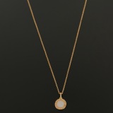  Bvlgari Pendant Necklace 18K Rose Gold with Mother of Pearl — thumbnail 3