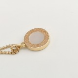  Bvlgari Pendant Necklace 18K Rose Gold with Mother of Pearl — thumbnail 6