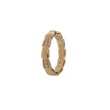 Bvlgari Serpenti Viper Ring 18K Rose Gold with Diamonds Size(HK) 9 — thumbnail 1