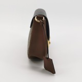 Gucci Padlock Saddle Shoulder Bag GG Coated Canvas and Leather Medium — thumbnail 4
