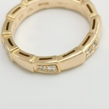 Bvlgari Serpenti Viper Ring 18K Rose Gold with Diamonds Size(HK) 9 — thumbnail 7