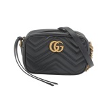 Gucci GG Marmont Shoulder Bag Matelasse Leather Mini — thumbnail 1