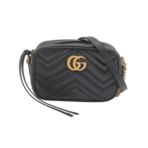 Gucci GG Marmont Shoulder Bag Matelasse Leather Mini — pre-owned, Vierlot