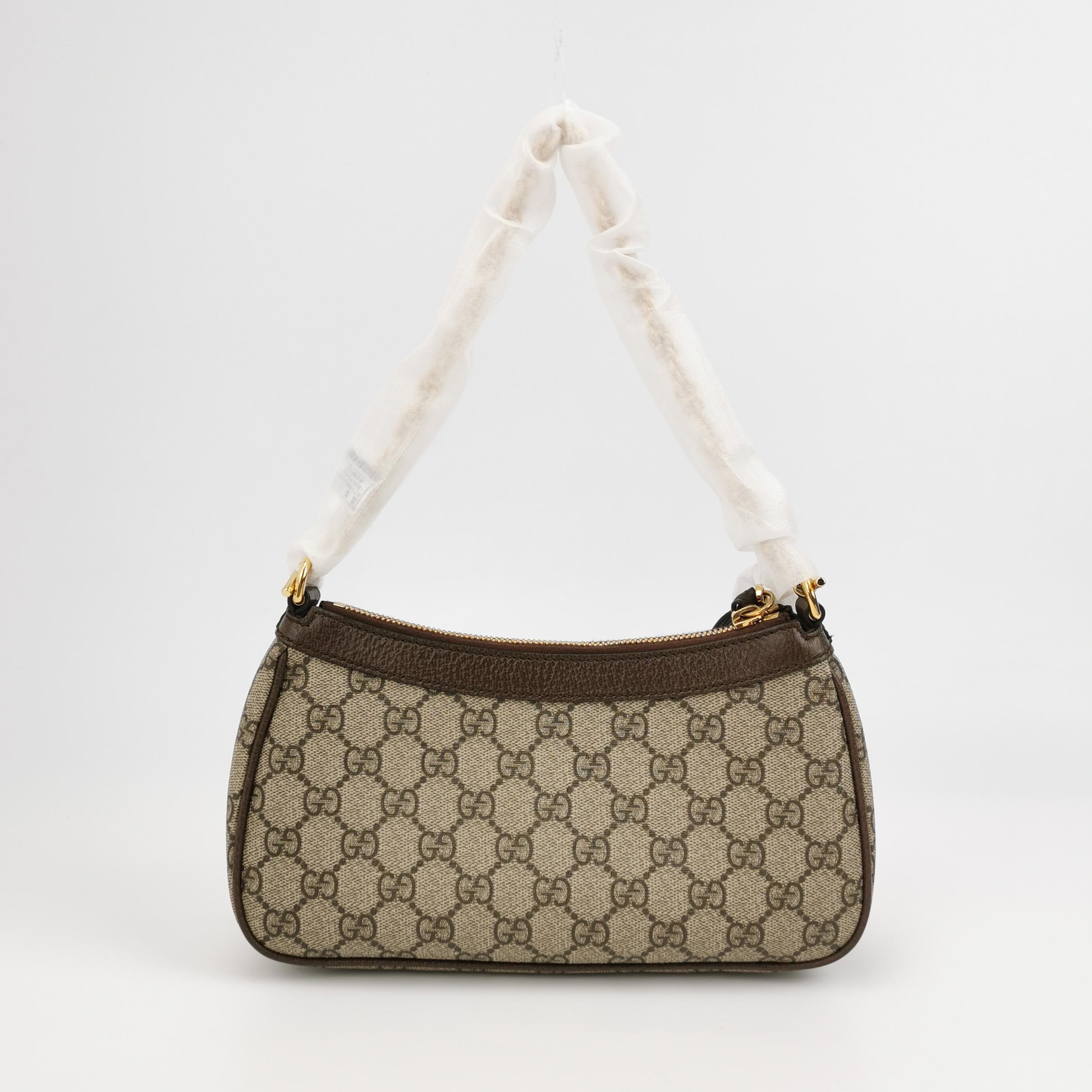 Gucci Ophidia Charm Shoulder Bag GG Coated Canvas Small — photo 3 of 15