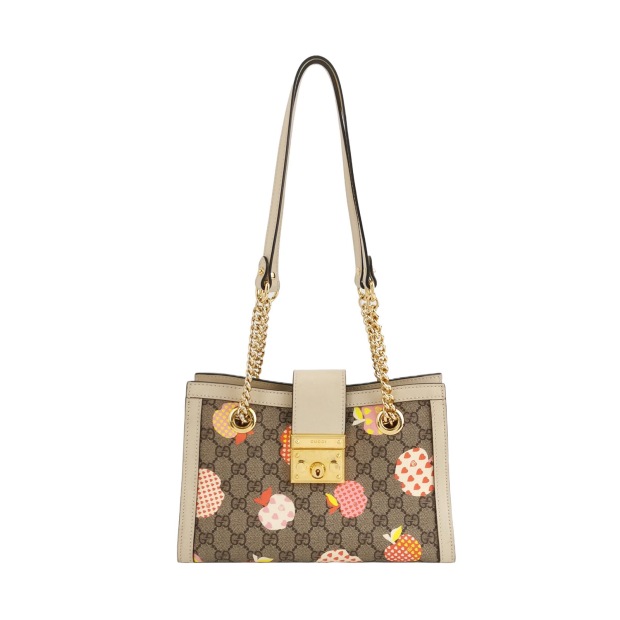 Gucci Padlock Chain Tote Printed GG Coated Canvas Small — pre-owned, Vierlot