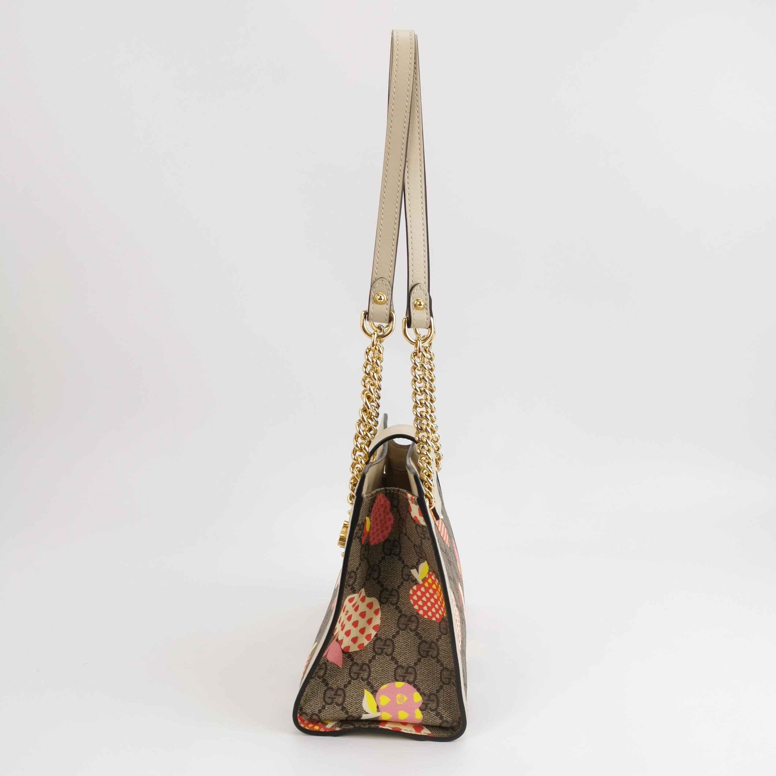 Gucci Padlock Chain Tote Printed GG Coated Canvas Small — photo 5 of 15