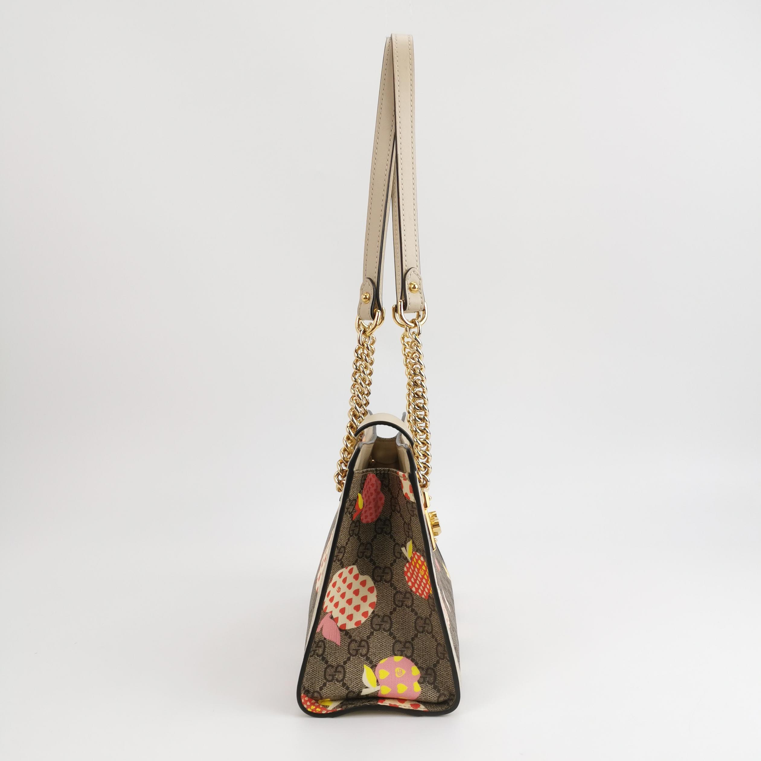 Gucci Padlock Chain Tote Printed GG Coated Canvas Small — photo 4 of 15