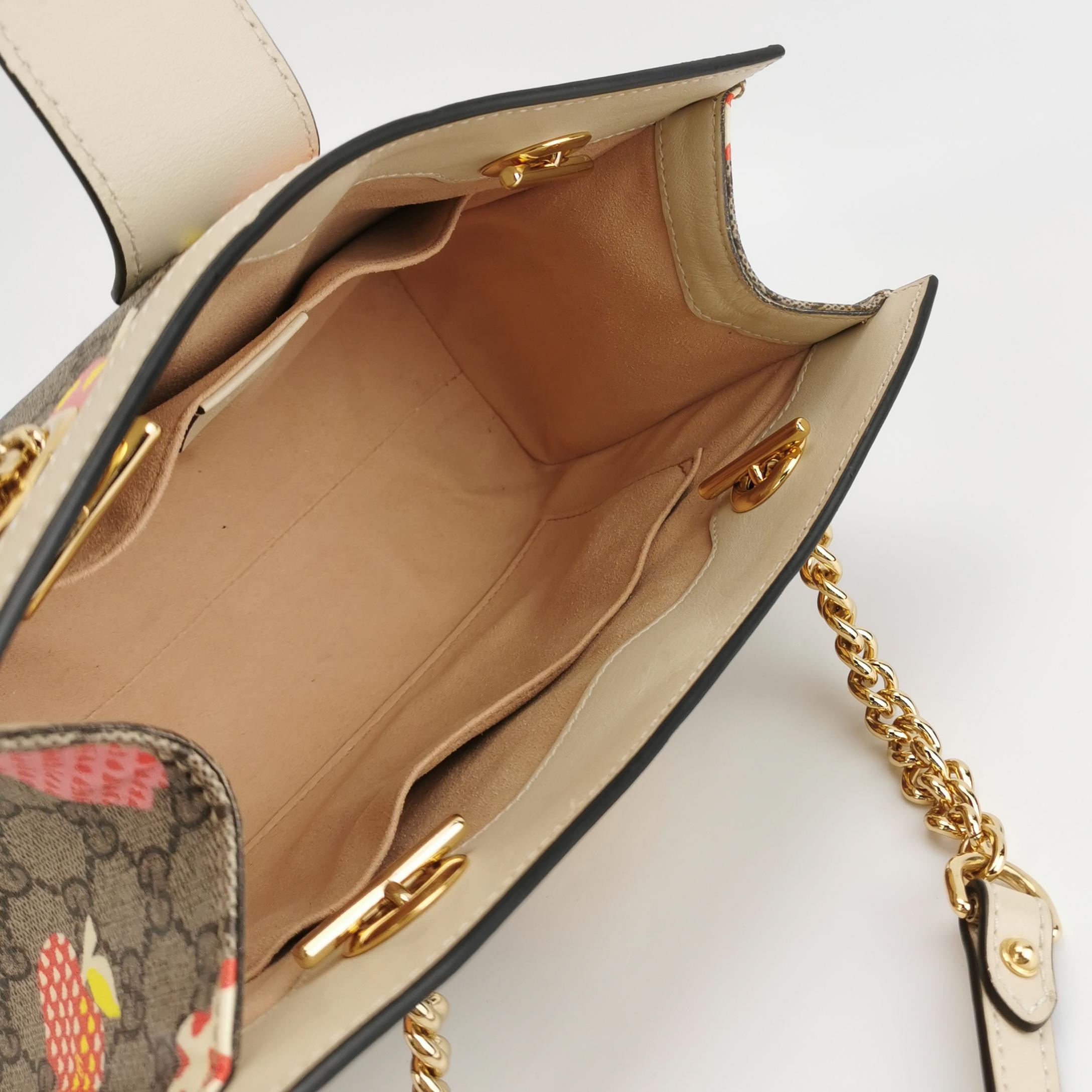 Gucci Padlock Chain Tote Printed GG Coated Canvas Small — photo 7 of 15