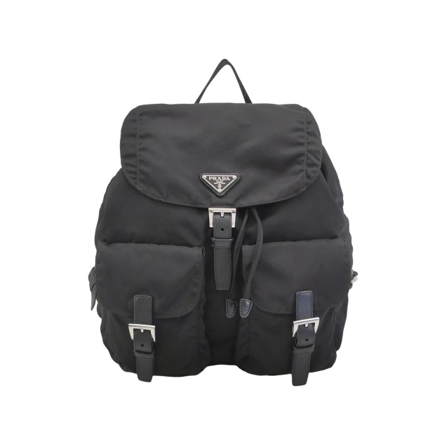 Prada Double Front Pocket Backpack Tessuto — pre-owned, Vierlot