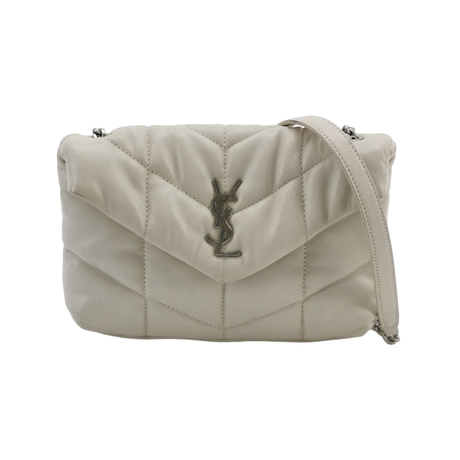 Saint Laurent Loulou Puffer Shoulder Bag Quilted Leather Mini — photo 1 of 23