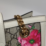 Gucci Padlock Chain Tote Flora GG Coated Canvas Small — thumbnail 12