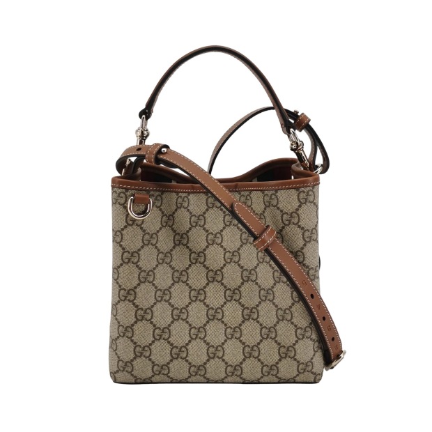 Gucci GG Emblem Bucket Bag GG Coated Canvas Small — pre-owned, Vierlot