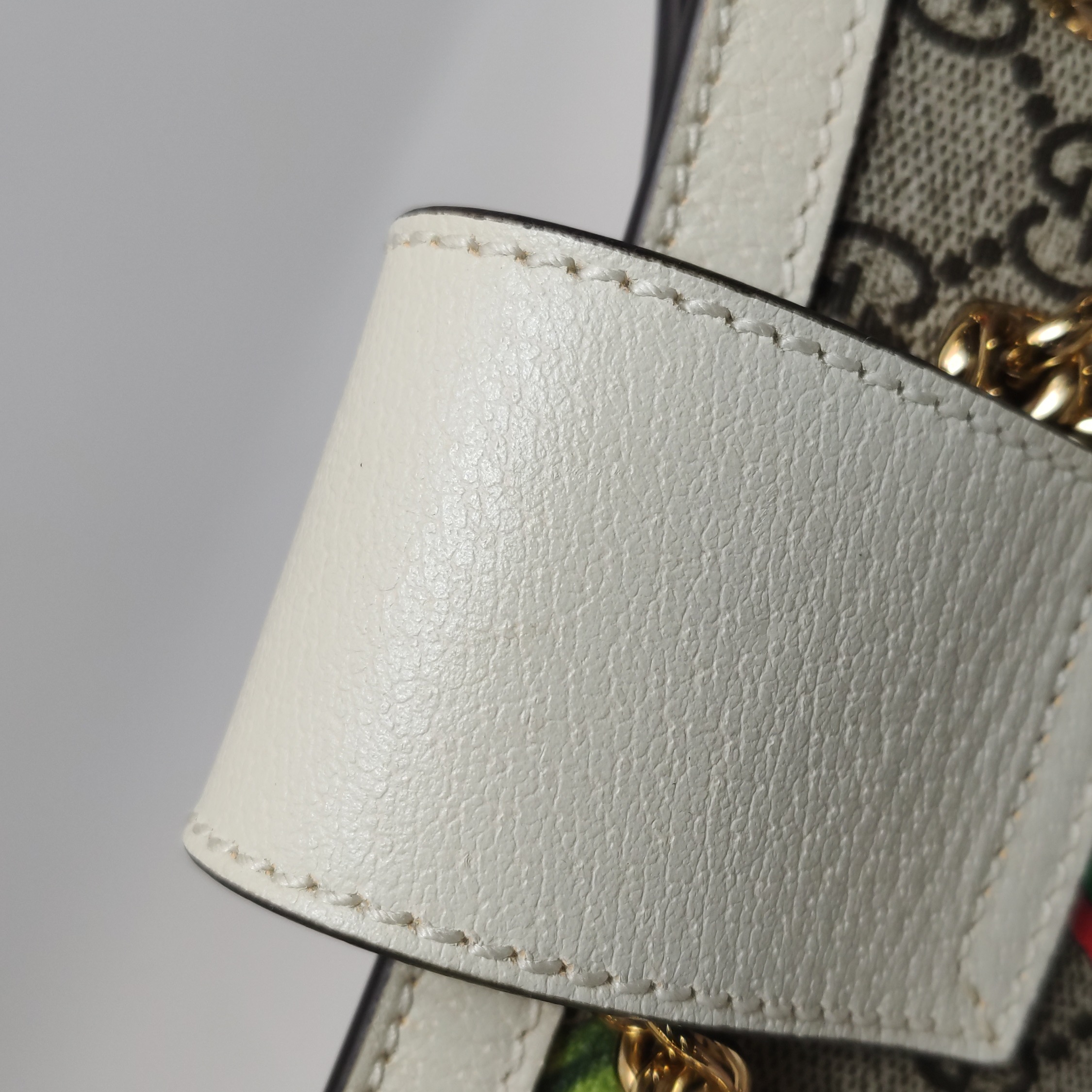 Gucci Padlock Chain Tote Flora GG Coated Canvas Small — photo 15 of 16