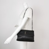 Saint Laurent West Hollywood Shoulder Bag Crocodile Embossed Leather Medium — thumbnail 2