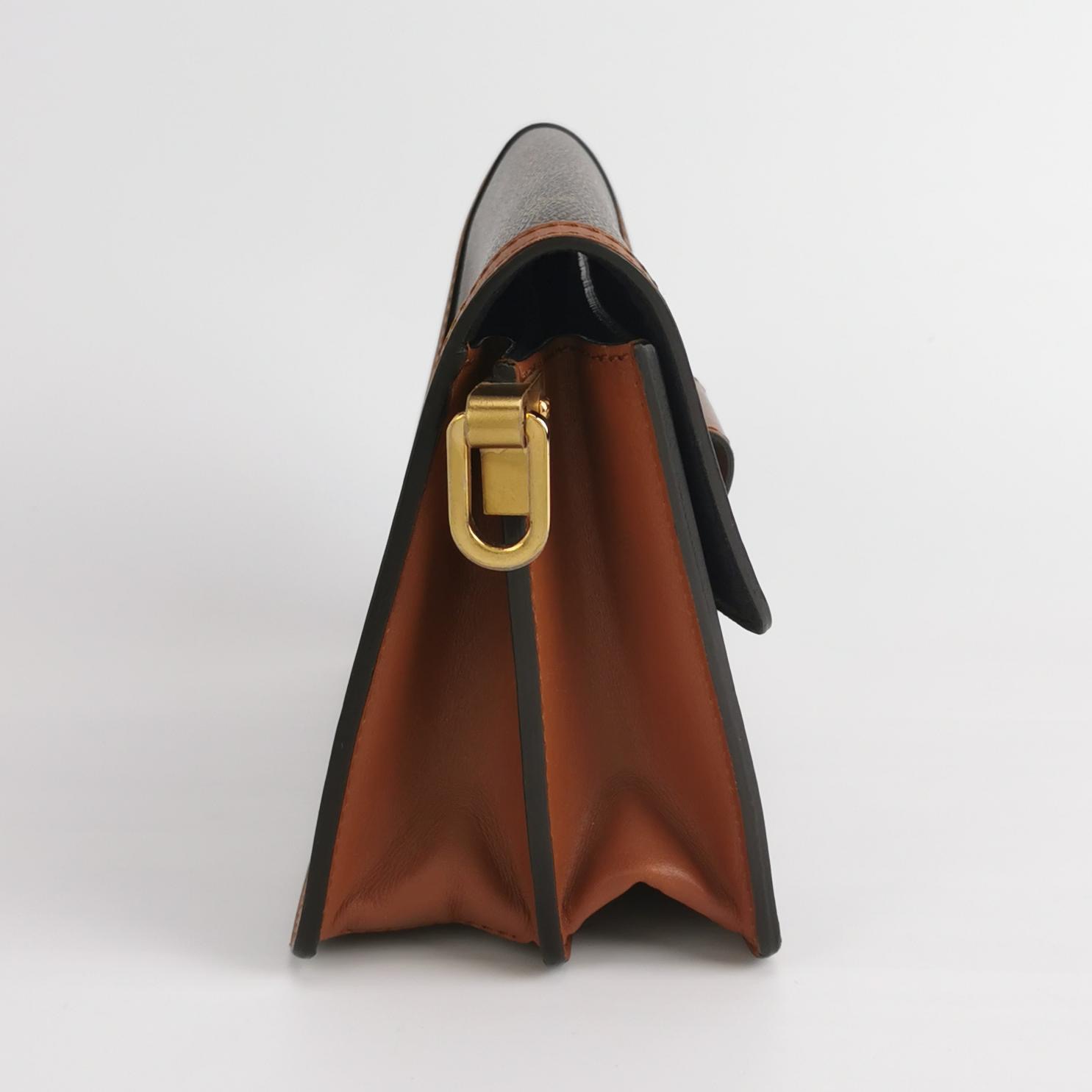 Louis Vuitton Dauphine Shoulder Bag Reverse Monogram Canvas Mini