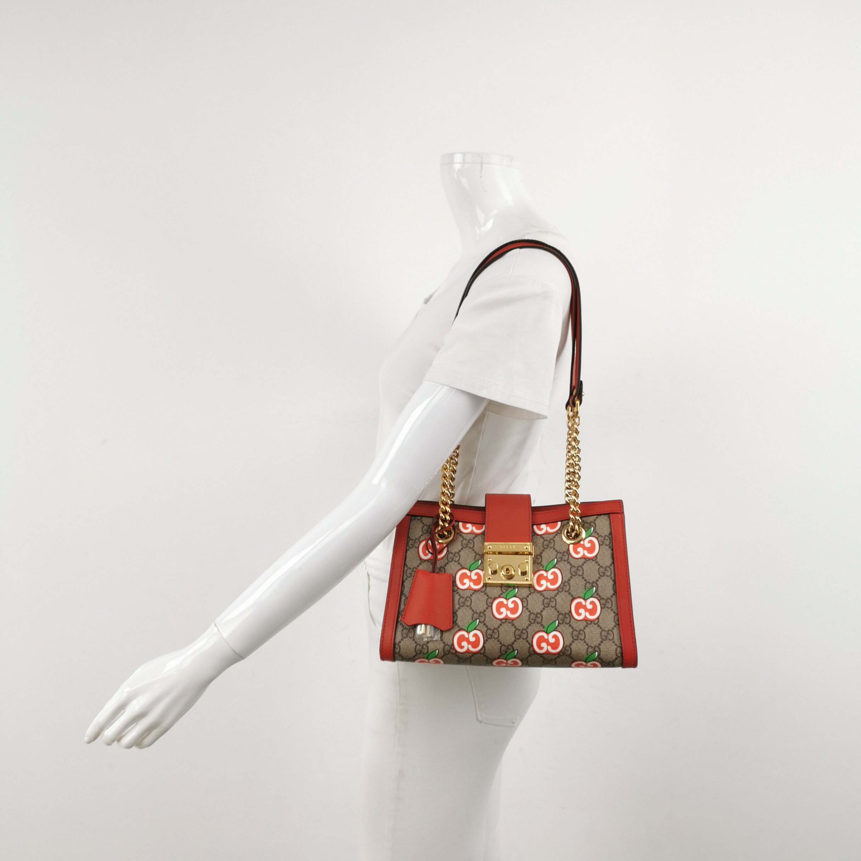 Gucci Padlock Chain Tote Printed GG Coated Canvas Small — alternate view