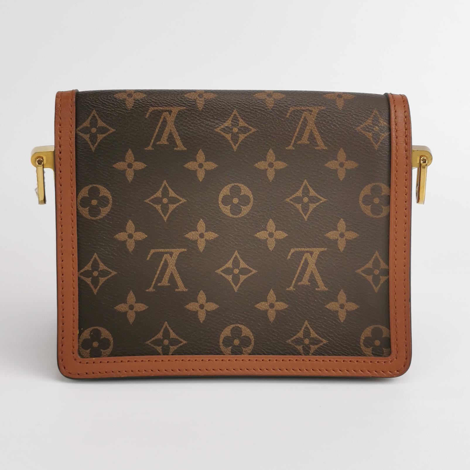 Louis Vuitton Dauphine Shoulder Bag Reverse Monogram Canvas Mini