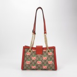 Gucci Padlock Chain Tote Printed GG Coated Canvas Small — thumbnail 3