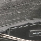 Saint Laurent West Hollywood Shoulder Bag Crocodile Embossed Leather Medium — thumbnail 9