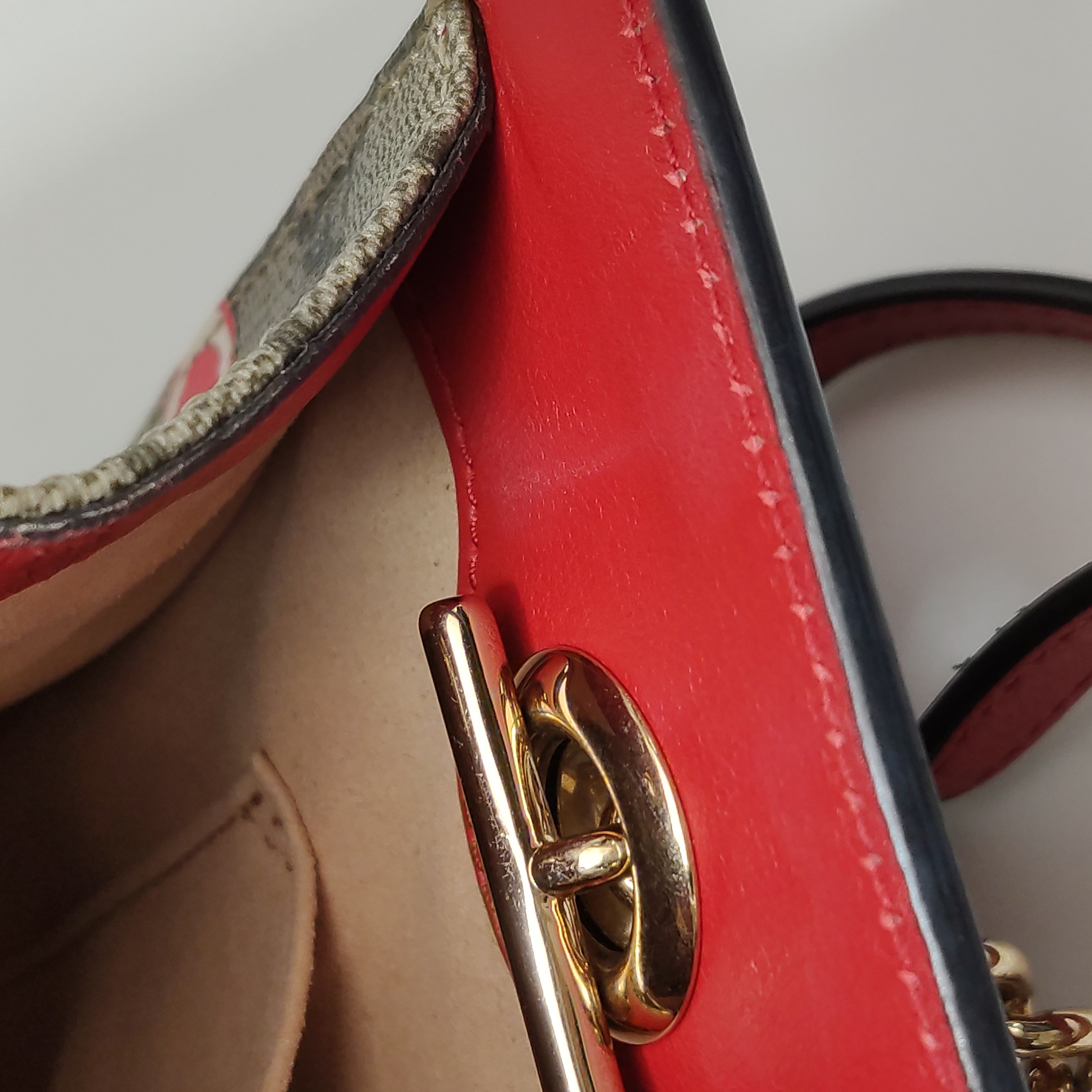 Gucci Padlock Chain Tote Printed GG Coated Canvas Small — photo 10 of 16